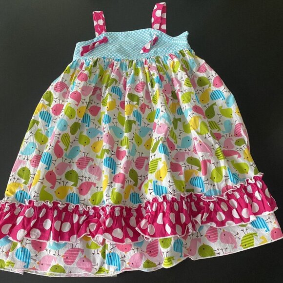 Natalie Grant Mixed Print Chick Knot Dress - Picture 1 of 7